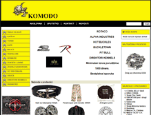 Tablet Screenshot of komodo.co.rs